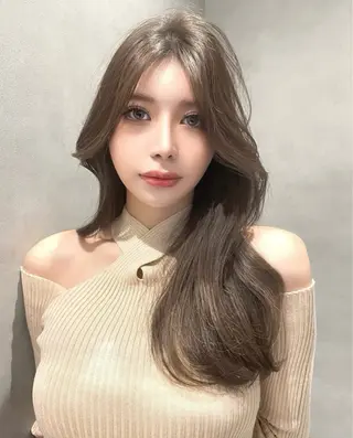 ロング nit by AHNKISM所属・韓国ヘア💎レイヤー カットYUYAのヘアスタイル