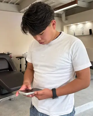 ショート フェザーショート パーマ/RYOTAのヘアスタイル