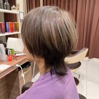 ショート カラー メンズ ナチュラル暖色カラー 🤎 佐藤栞のヘアスタイル