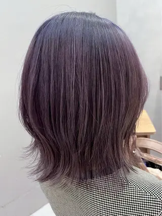 ミディアム カラー ハイトーン/韓国風/ 艶髪/吉祥寺のヘアスタイル