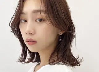 カラー 大島 千怜のヘアスタイル