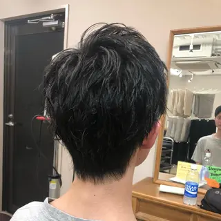 ショート メンズ 西山 良波のヘアスタイル