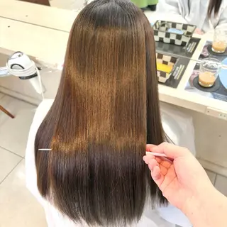 ロング パーマ 韓国レイヤー 暖色カラー/さくらのヘアスタイル