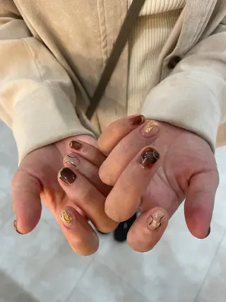 ネイル 栗田 ゆう子のネイルデザイン