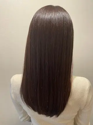 セミロング カラー 英語ok sohee ソヒ 305号室のヘアスタイル