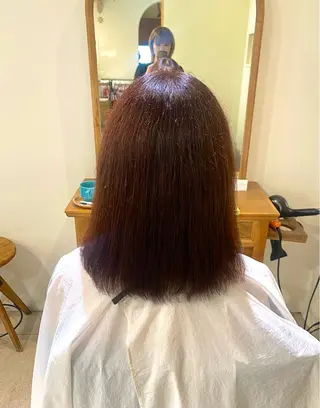 ミディアム LiC えりのヘアスタイル