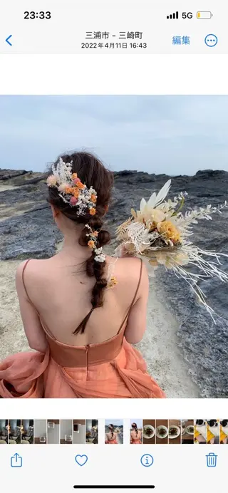 ロング 卒業式ヘアセット🎀 ヘアアレンジのヘアスタイル