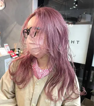 セミロング カラー ダブルカラー /まつ毛パーマ🎀のヘアスタイル