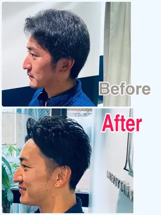 ショート パーマ メンズ 💈神技メンズカット 大沢カズキ✂︎のヘアスタイル