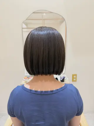 ショート 【ボブ/透明感カラー 】🎀上村美緒🎀のヘアスタイル