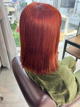 セミロング カラー 🎀透明感 カラー🎀ミズキのヘアスタイル