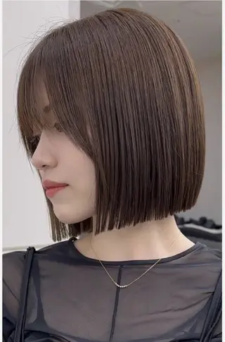 ショート youres hair恵比寿本店所属・縮毛矯正×レイヤー カット/飯田 輝のヘアスタイル