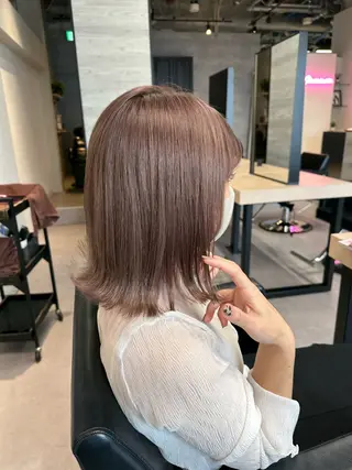 ミディアム カラー 🪞個室サロン/韓国 艶髪/keito🪞のヘアスタイル