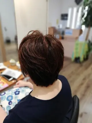 カラー ショート 北林 弘展のヘアスタイル