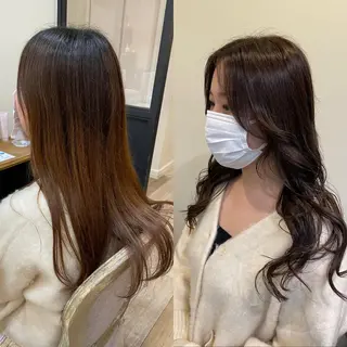 ロング 亀川蓮 Agu hairのヘアスタイル