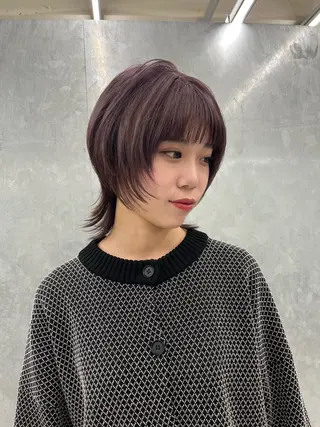 ショート 神作 汐里　江古田 /透明感カラー🌿のヘアスタイル