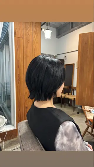 ショート 【韓国レイヤー特化 ハッシュカット】のヘアスタイル