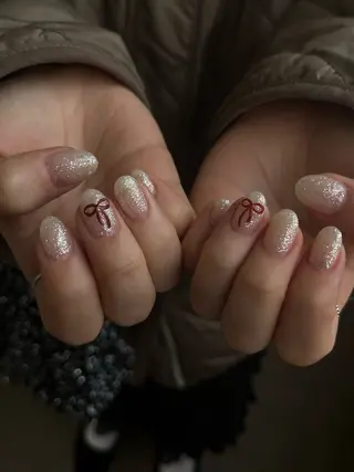 ネイル Ray. ちゅるん系ニュアンスのネイルデザイン