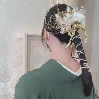 ロング ヘアアレンジ 🦋Misaki🦋 メンズパーマ/着付けのその他イメージ