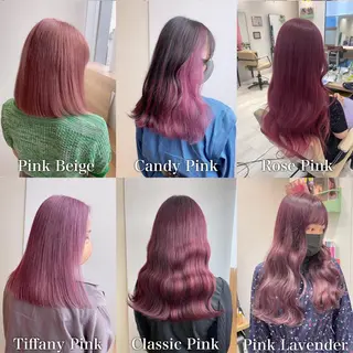 ミディアム カラー Le'a渋谷所属・インナーエクステ渋谷 🦋KAJIのヘアスタイル