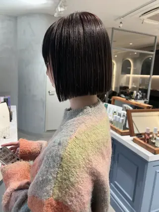 ショート 韓国レイヤーカット/ 縮毛矯正/羽田航のヘアスタイル