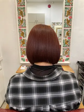 ショート カラー BoTaN HAIR所属・丹 優菜のヘアスタイル