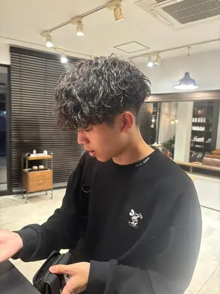 メンズ メンズパーマ/ 上原琉介のヘアスタイル