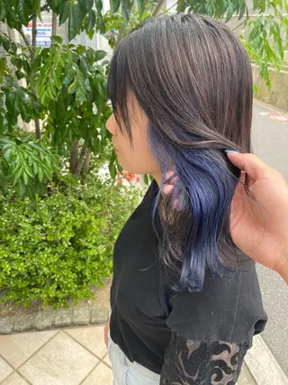 セミロング 亀川蓮 Agu hairのヘアスタイル