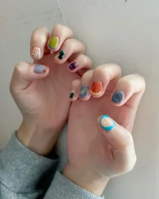 ネイル 甲府市徳行 🧸prunelleのネイルデザイン