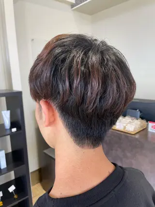 パーマ メンズ 加藤 舜稀のヘアスタイル