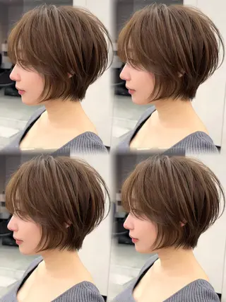 ショート カラー ✨大川 錬✨ -7歳若返りショートのヘアスタイル