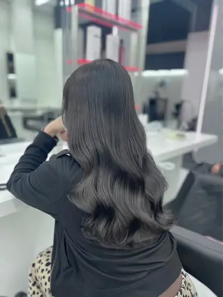 ロング カラー ヘアアレンジ ダブルカラー特化💖 韓国ヘア💖りくのヘアスタイル