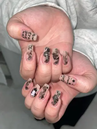 ネイル GO TODAY 吉祥寺Glint所属・うの 韓国ﾈｲﾙ໒꒱⋆⭒˚のネイルデザイン