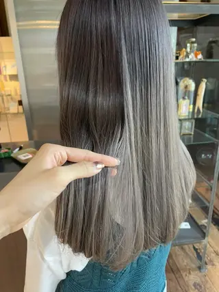 ロング カラー 🔆N°大分🔆 ﾜﾀﾅﾍﾞｱｵｲのヘアスタイル