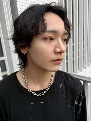 メンズ メンズ ヘアメイク  ハイトーン キャロのヘアスタイル