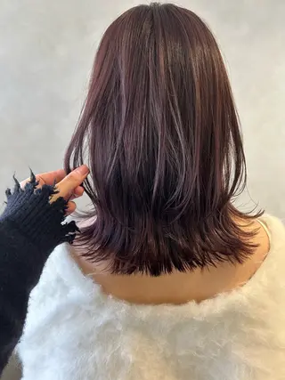 ミディアム カラー Hatsune 🐯レイヤーカットのヘアスタイル