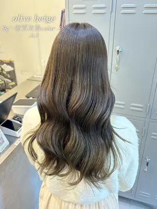 ロング カラー 透明感カラー🩰🤍 髪質改善🪄/伽音のヘアスタイル