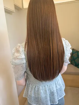 ロング カラー rion🪽 /wカラー・縮毛矯正のヘアスタイル