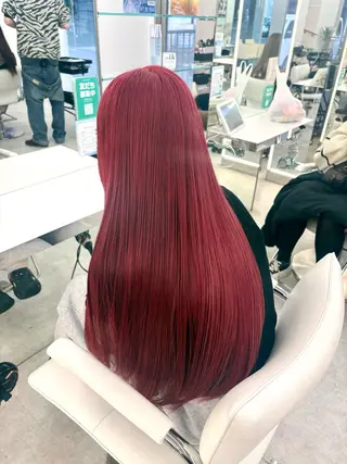 ロング ハイトーン/エクステ /りこぴん🎀のヘアスタイル