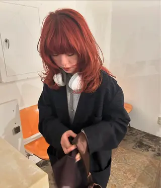 ロング カラー 原 瑞希のヘアスタイル