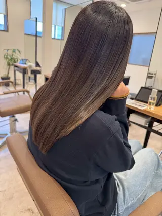 カラー ꒰ঌkino/立川  優里໒꒱のヘアスタイル