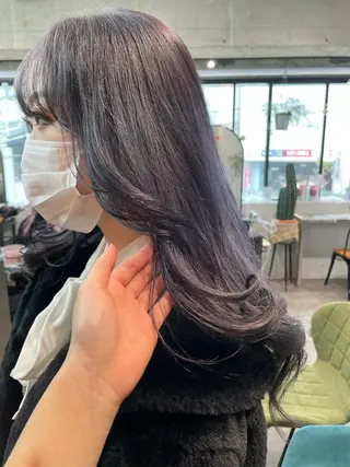 ロング カラー ナチュラル透明感🌱 小山美樹子のヘアスタイル