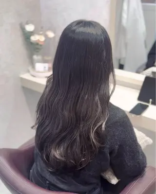 ロング カラー suzuka/透明感 カラー 美髪縮毛矯正のヘアスタイル