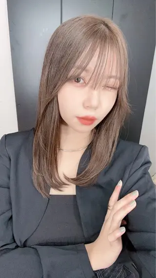 ロング 大江 海斗のヘアスタイル