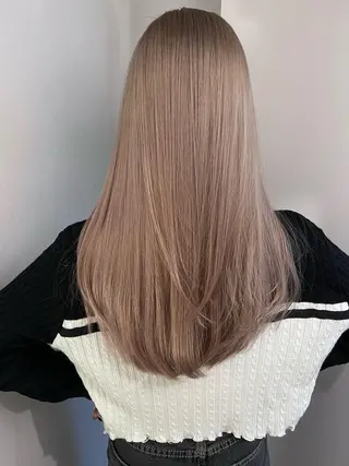 ロング カラー 🇨🇳ワンホンヘア 下田鉄也のヘアスタイル