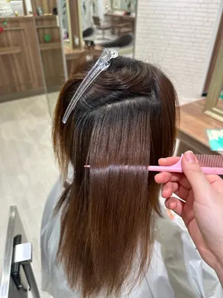 ロング 清瀬駅/痛ませない 縮毛矯正/山崎のヘアスタイル