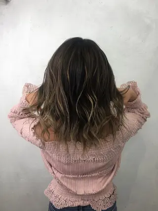 ミディアム まお♡レイヤーカット ×色っぽstyleのヘアスタイル