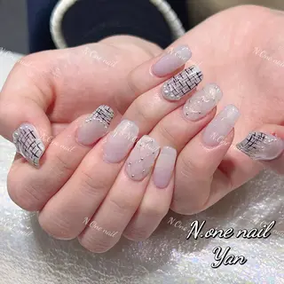 ネイル 長いだし/スカルプ/ パラシェルN.oneのネイルデザイン