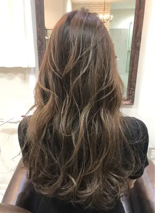 セミロング カラー salon m ni サロンマーニ所属・久保田 一のヘアスタイル