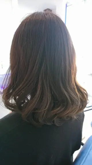 セミロング パーマ 中嶌 健一のヘアスタイル